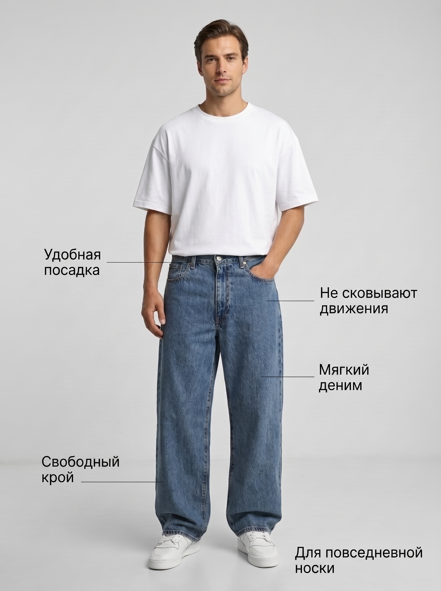 Готовая карточка baggy jeans